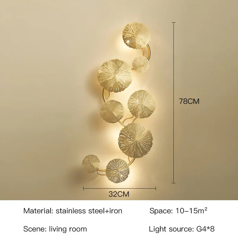 Lotus Leaf Wall Sconce