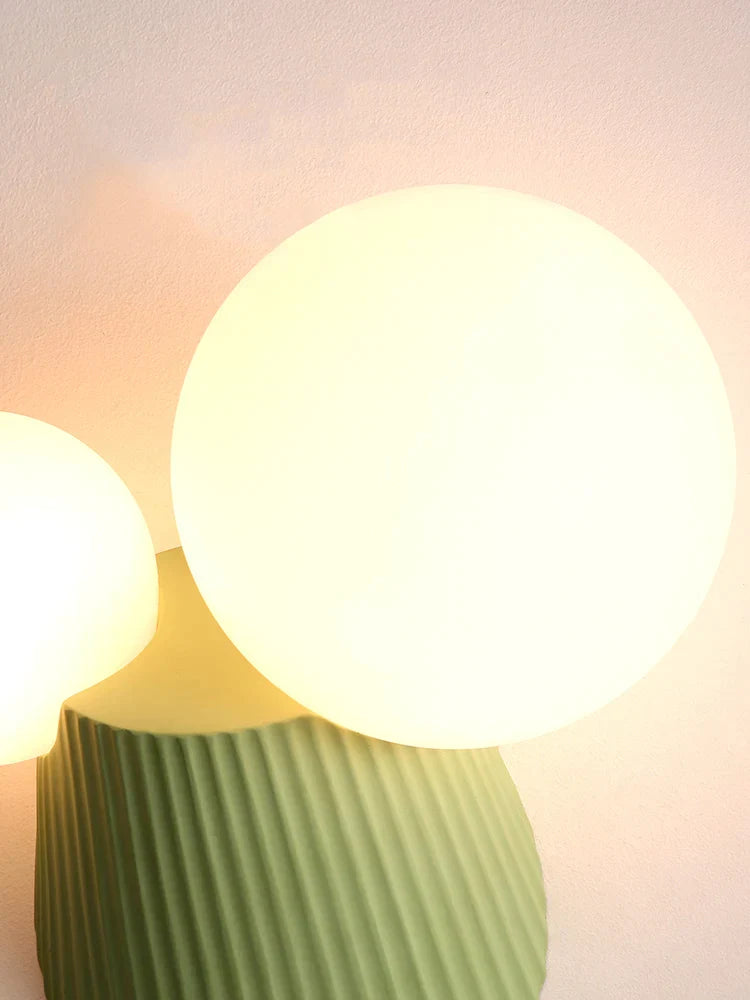 ديكور بايتس™ مصباح حائط على شكل صبار لغرفة الأطفال، إضاءة مبتكرة بجانب السرير في غرفة النوم، ديكور بسيط لغرفة المعيشة.