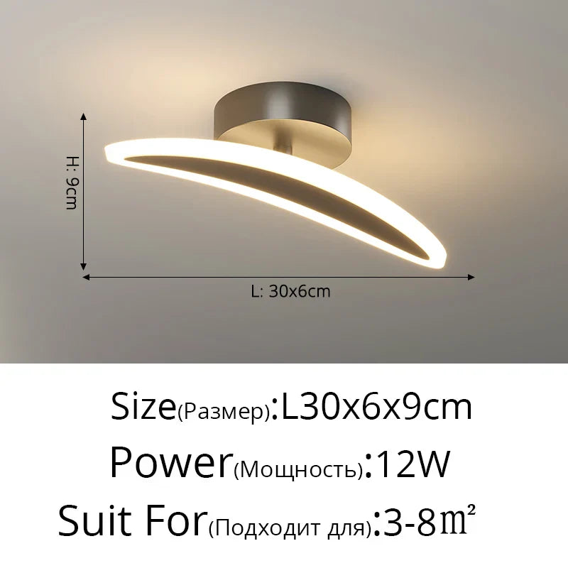 DecorBites™ LED Ceiling Light Strip for Corridor, Balcony & Living Room