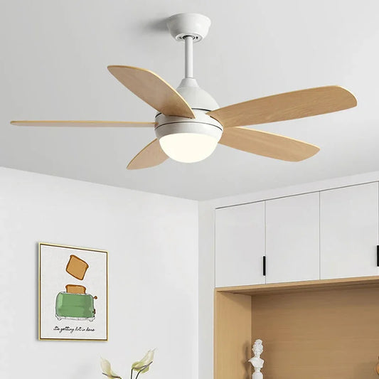 DecorBites™ Kids Ceiling Fan with Light and Remote Control, 3-Speed, 5-Blade Helicopter Design