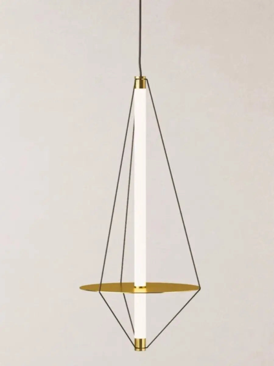 DecorBites™ Disc Pendant Light: Modern Minimalist LED Chandelier for Bedroom Decor