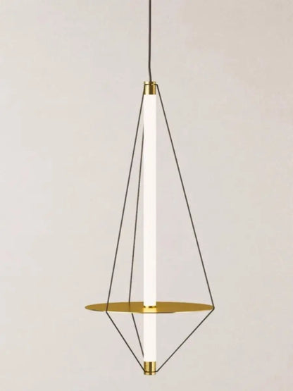 DecorBites™ Disc Pendant Light: Modern Minimalist LED Chandelier for Bedroom Decor