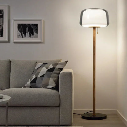 DecorBites™ Glass Floor Lamp: Modern Nordic Ins Sofa Decor Lighting for Living Room