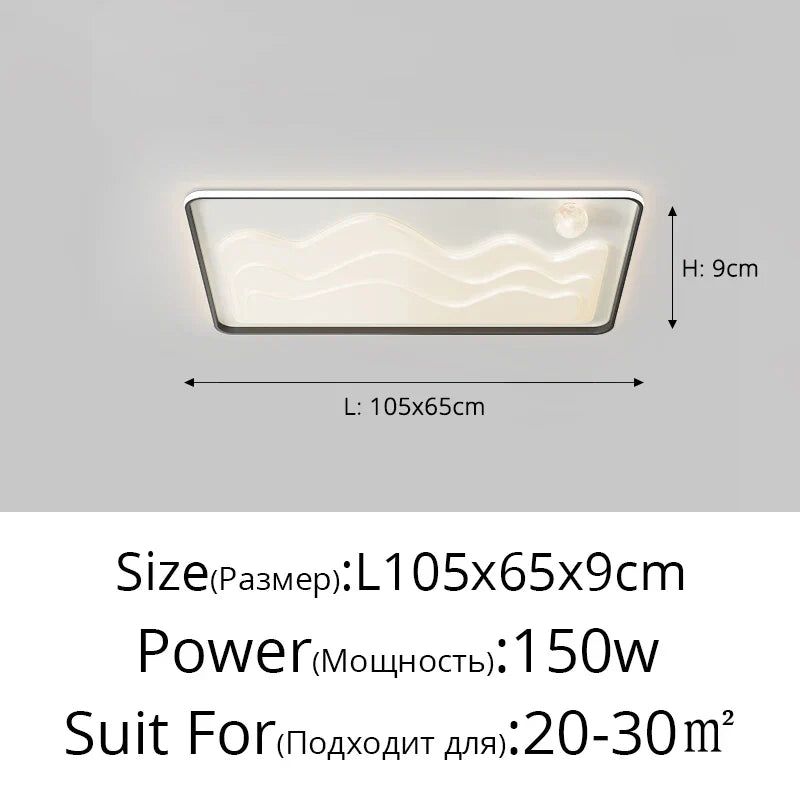 DecorBites™ LED Chandelier: Modern Lighting Fixture for Home Decor, White Lustre Lights