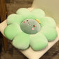 Decobites Sun Flower Plush Chair Cushion - Soft Cartoon Throw Pillow