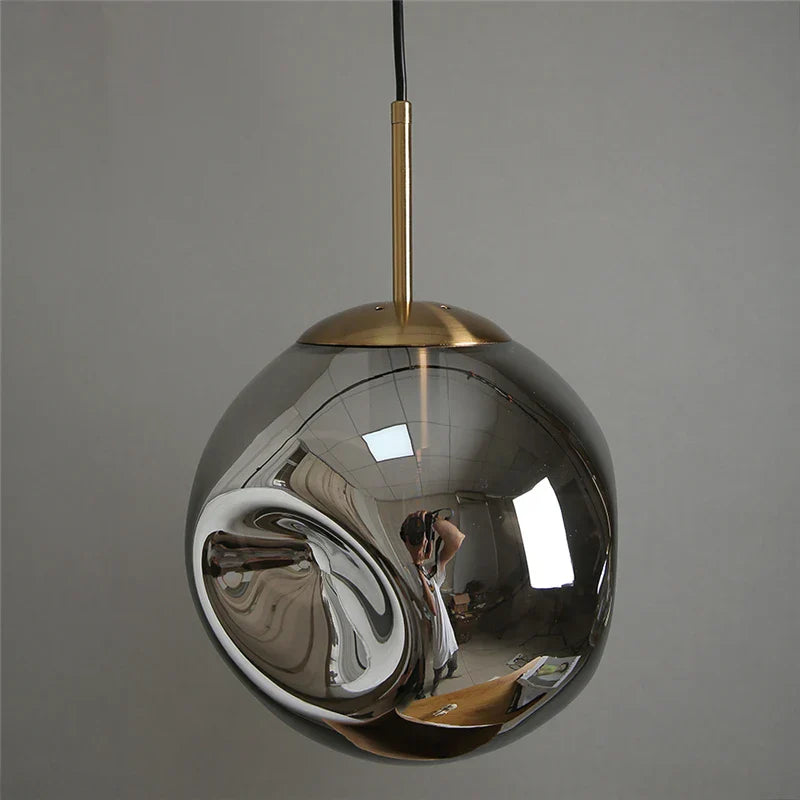 DecorBites™ Glass Ball Pendant Lights for Bar, Kitchen, and Home Decor