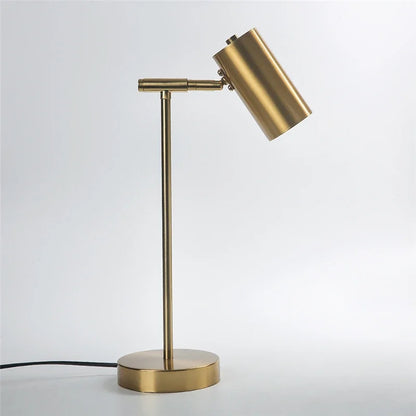 DecorBites™ Golden Table Lamp: Modern Eye Protection Study Reading Desk Light