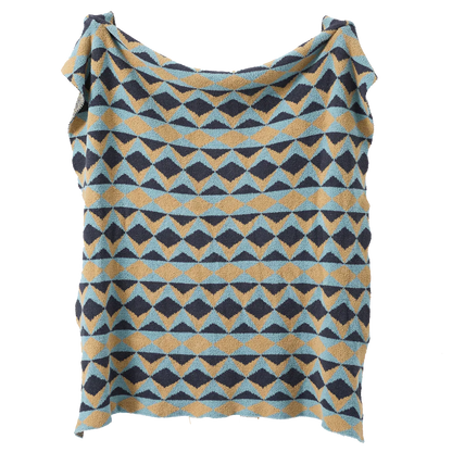 DecorBites™ Bohemian Flower Knitted Throw Blanket