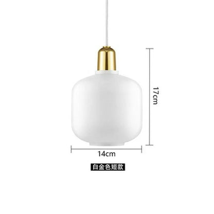 DecorBites™ Industrial Stained Glass Pendant Lamp LED Hanging Lights for Dining & Living Room