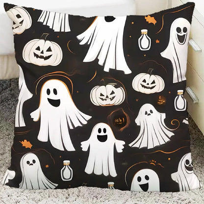 DecorBites™ Halloween Plush Cartoon Pillow for Living Room and Bedroom, Festive Decoration