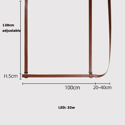 Leather Pendant Light
