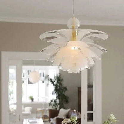 DecorBites™ Glass Pine Cone Pendant Chandelier for Living Room Restaurant Bedroom Kitchen