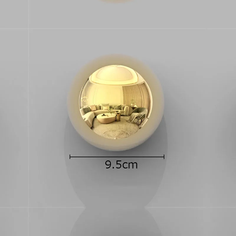 DecorBites™ Gold Ball Wall Decoration Ornaments Room Aesthetics Living Background Display