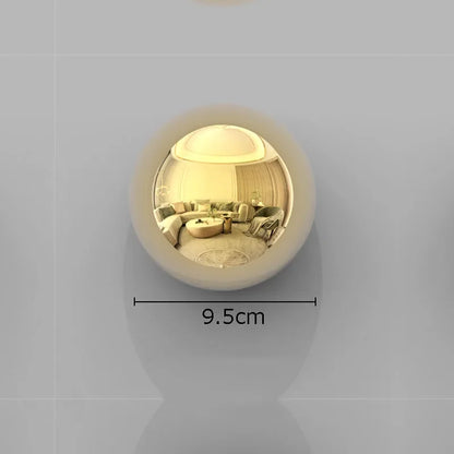 DecorBites™ Gold Ball Wall Decoration Ornaments Room Aesthetics Living Background Display