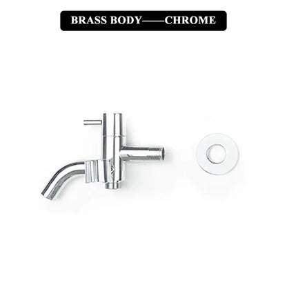 DecorBites™ Brass Dual Purpose Bidet Faucet Set for Bathroom Sprayer and Shower