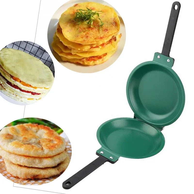 DecorBites™ Double Sided Pancake Frying Pan for Kitchen Omelet Steaks Utensils
