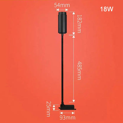 إضاءة مسار LED قابلة للتعديل من DecorBites™ للمنازل والمتاجر والمحلات التجارية ومراكز التسوق