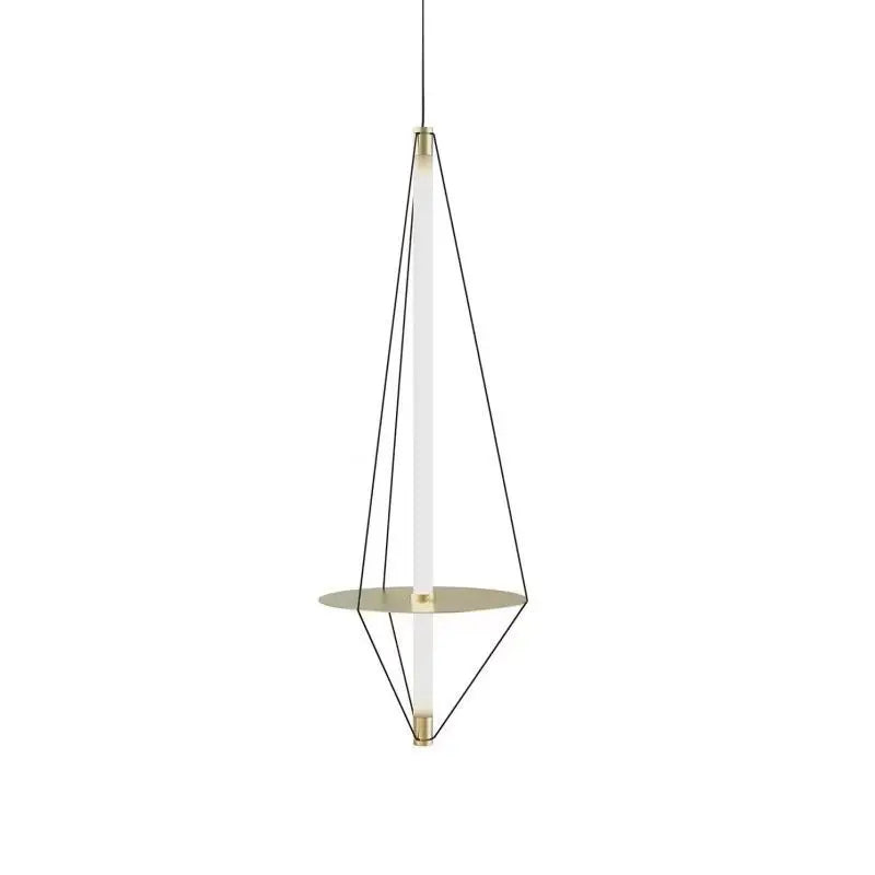 DecorBites™ Disc Pendant Light: Modern Minimalist LED Chandelier for Bedroom Decor