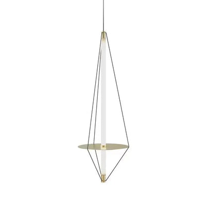 DecorBites™ Disc Pendant Light: Modern Minimalist LED Chandelier for Bedroom Decor