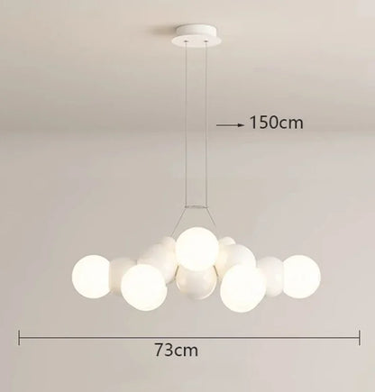 DecorBites™ Elegant Chandelier Dining Room Pendant Light Fixture Ceiling Lamps