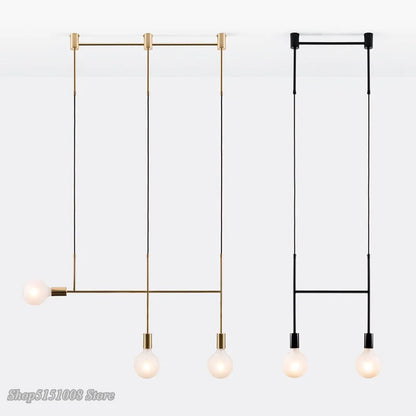 ديكوربايتس™ مصابيح معلقة هندسية من الحديد لغرفة الطعام وغرفة النوم والمقهى والديكور الداخلي