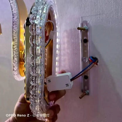 DecorBites™ Carved Flower Wall Light: Modern LED Bedroom Lamp for Living Room, Staircase, Aisle