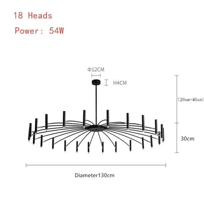 DecorBites™ Art Pendant Chandelier - Nordic LED Indoor Lighting Fixture