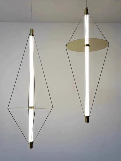 DecorBites™ Disc Pendant Light: Modern Minimalist LED Chandelier for Bedroom Decor