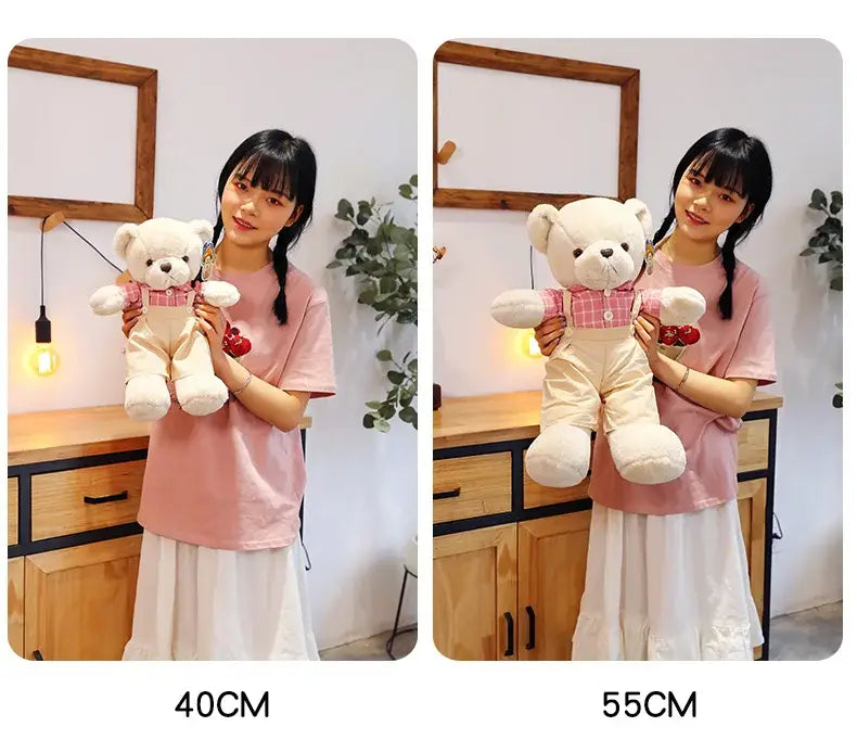 Decorbites™ Juguetes de Peluche de Oso Pareja de 80 cm Regalo de Navidad