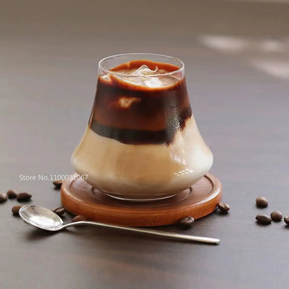 DecorBites™ Glass Cold Brew Latte Whiskey Drinkware Set