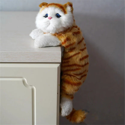 Figura de peluche de gato colgante DecorBites™ para decoración del hogar