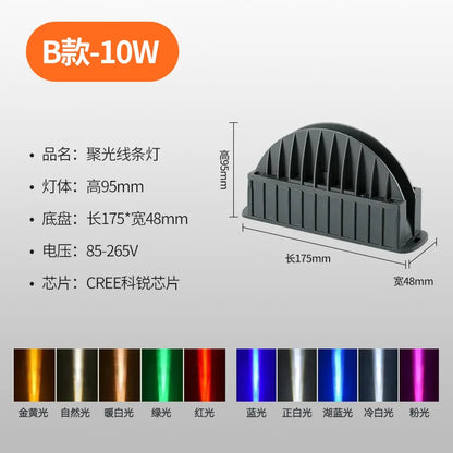 كشاف LED DecorBites™ بقوة 10 وات لممرات KTV وإطارات الأبواب في الفنادق