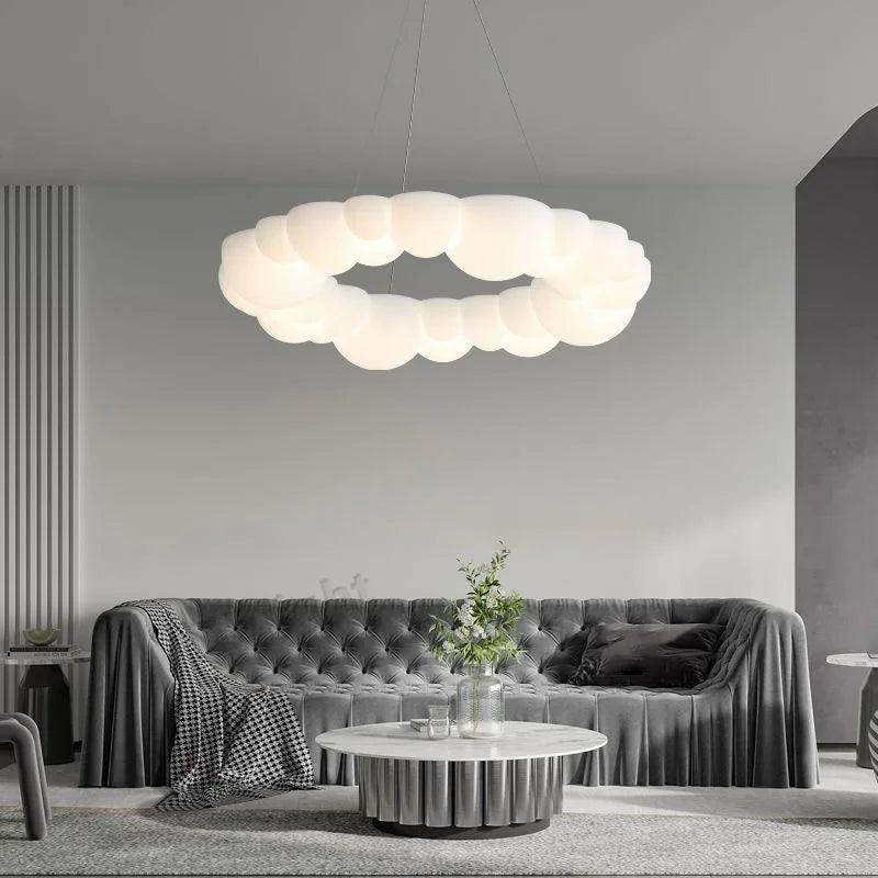DecorBites™ Cloud Pendant LED Chandelier for Living Dining Bedroom Ceiling Lamps
