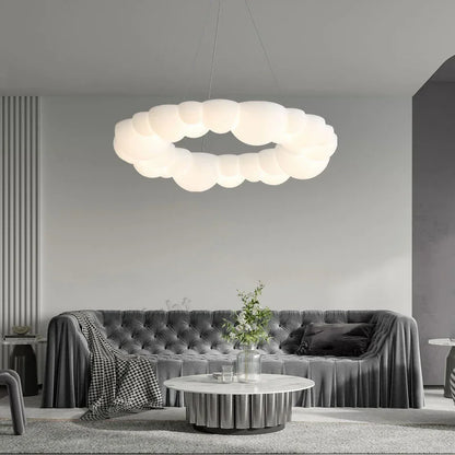 DecorBites™ Cloud Pendant LED Chandelier for Living Dining Bedroom Ceiling Lamps