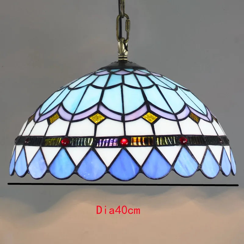 Decorbites™ Bunte Glas-Lüster: Retro Tiffany-Stil Lampe für kreative Heimdekoration