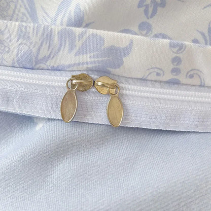 طقم أغطية سرير قطني مطبوع من DecorBites™: طقم لحاف مريح، قابل للتهوية، مناسب لجميع المواسم