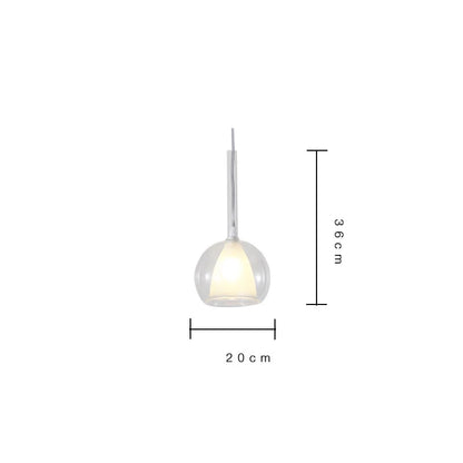 DecorBites™ Designer Glass Chandelier Pendant Light for Dining Room Kitchen Loft Home Decor
