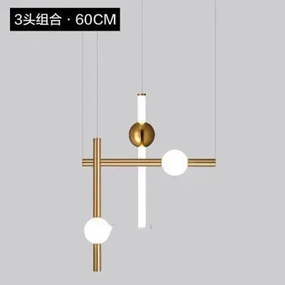 Lámparas colgantes DecorBites™ con marco geométrico lineal para escaleras y decoración de mesas.