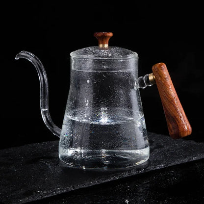 DecorBites™ Glass Coffee Pot Hand Drip Kettle Accessories