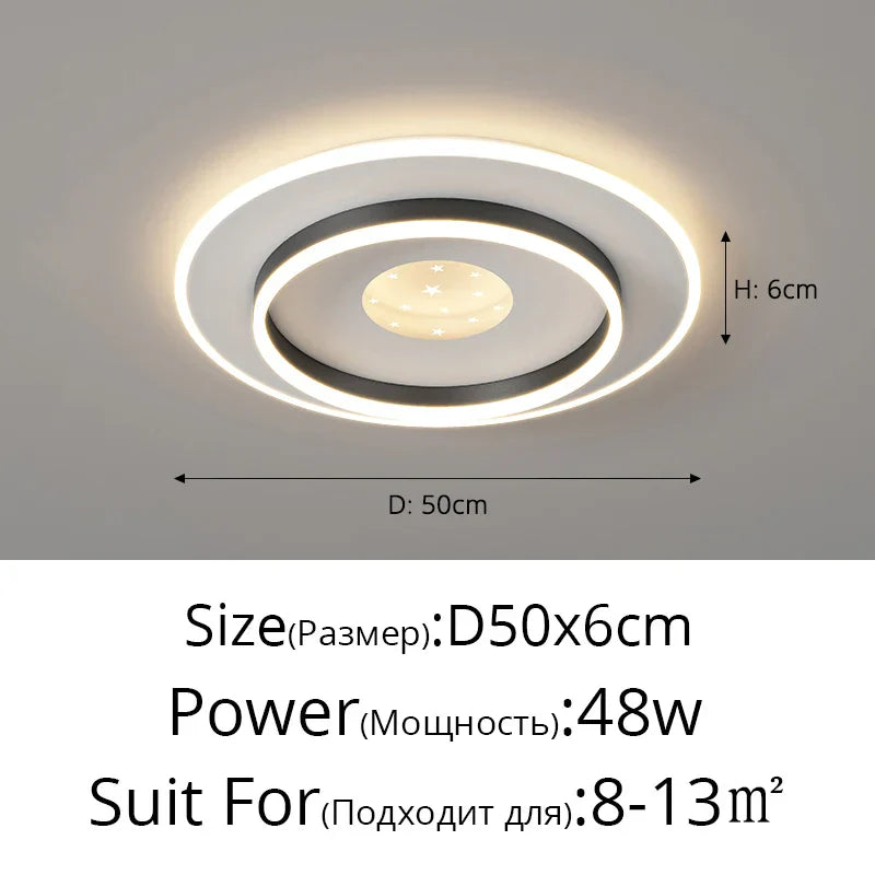 DecorBites™ Living Lights LED Chandelier for Modern Indoor Lighting Décor