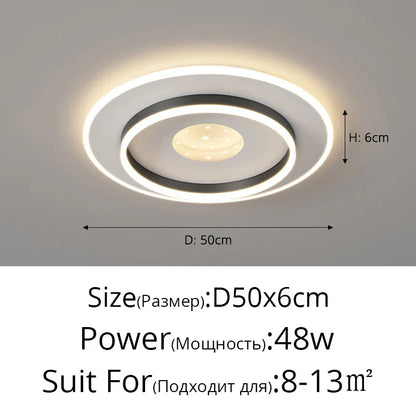 DecorBites™ Living Lights LED Chandelier for Modern Indoor Lighting Décor