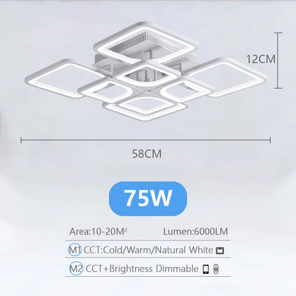 Lámpara de techo LED DecorBites™ con luz regulable para decoración del hogar