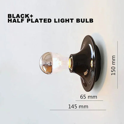 DecorBites™ LED Macaron Wall Lamp: Retro Colorful Bedroom Light, E27 Living Room Lighting