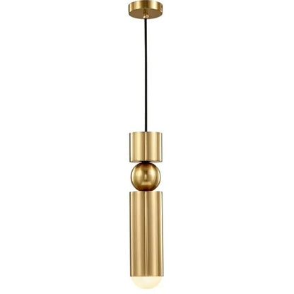 DecorBites™ Gold Tube Pendant Light - Kitchen Bedside Hanging Lamp by AliLamp