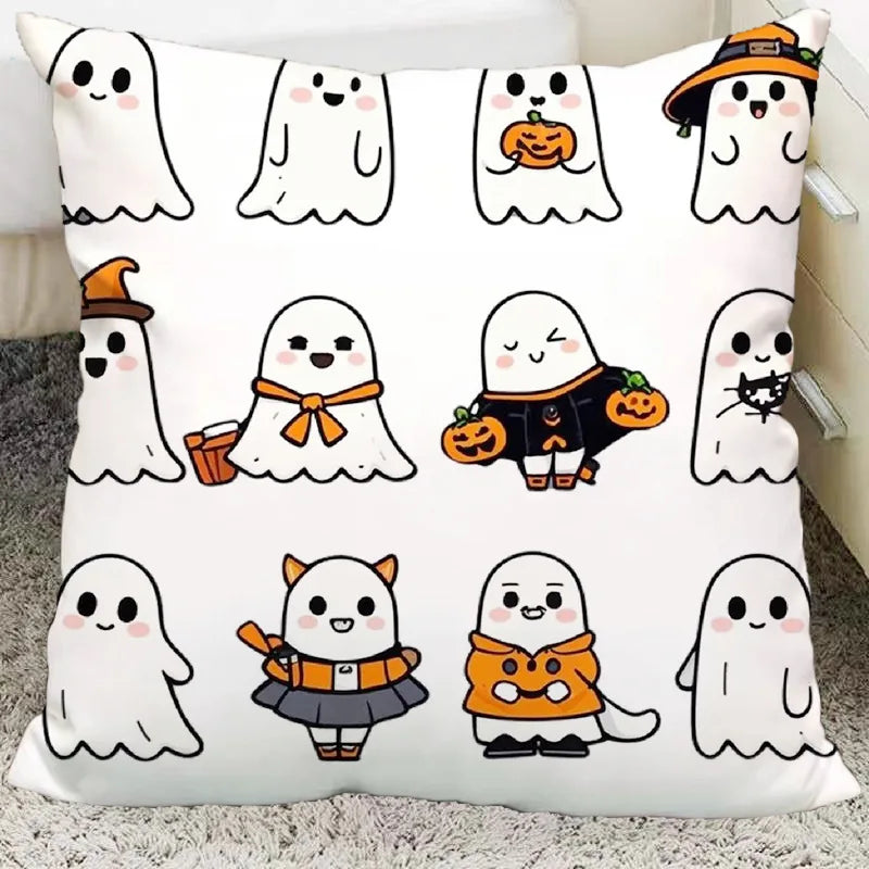 DecorBites™ Halloween Plush Cartoon Pillow for Living Room and Bedroom, Festive Decoration