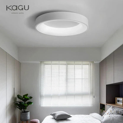 DecorBites™ LED Ceiling Lights: White Grey Modern Design, Dimmable for Living Room Bedroom Dining