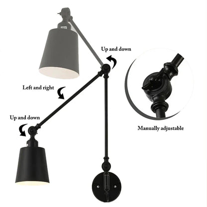 DecorBites™ Adjustable Telescopic Wall Lamp for Indoor Lighting in Living Room, Bedroom, Study