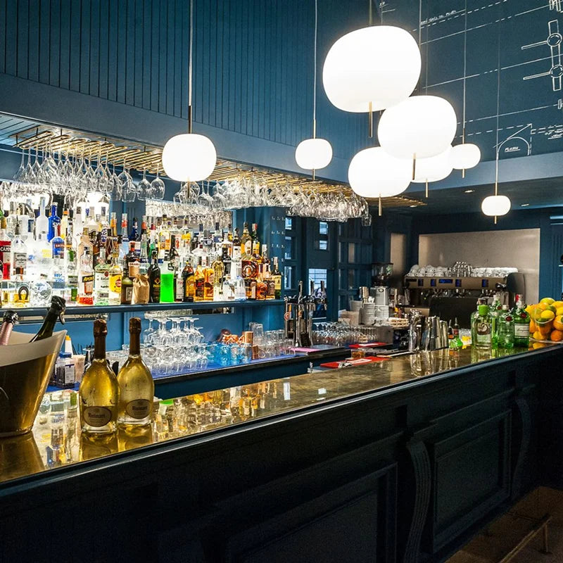 DecorBites™ KUSHI LED Glass Pendant Light for Living Room, Kitchen, or Bedside Table