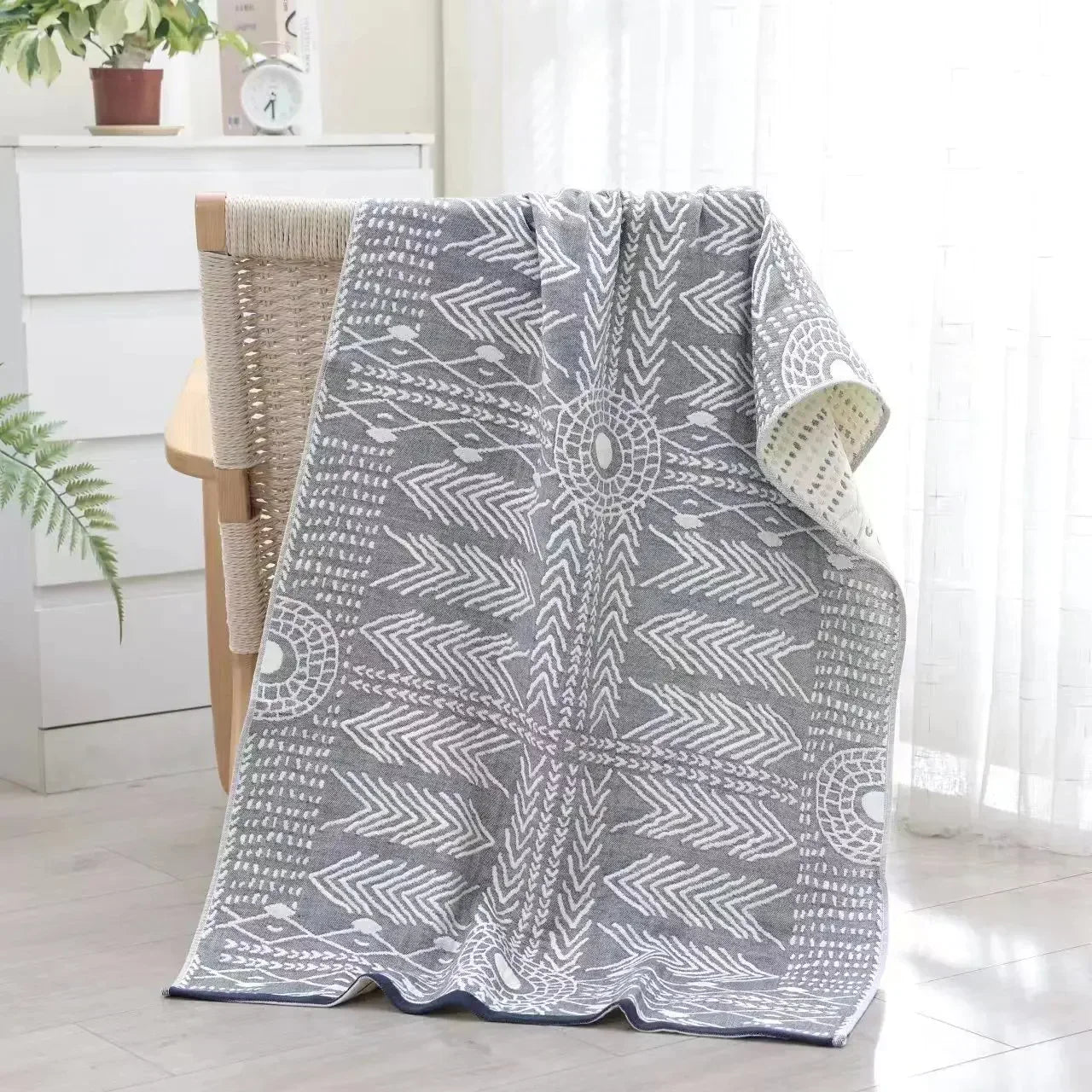 Toalla de baño de algodón DecorBites™ - Suave y de secado rápido - 70 x 140 cm