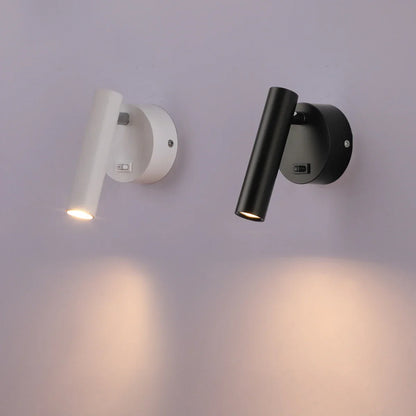 DecorBites™ LED Wall Lamps with Switch - Adjustable Angle Bedside Spotlights